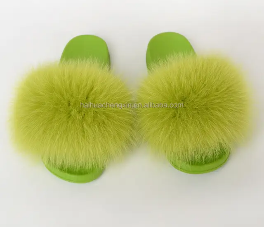 JOYE FUR SLIDES