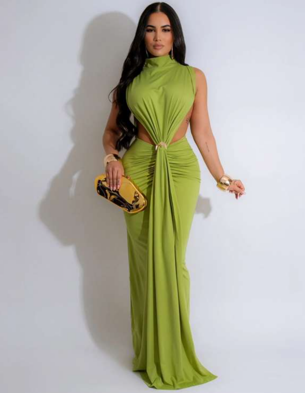 JOYE SLEEVLESS MAXI DRESS