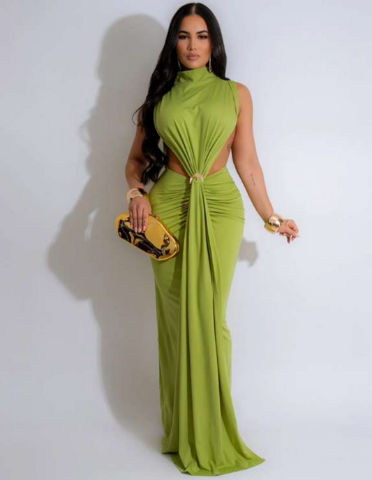 JOYE SLEEVLESS MAXI DRESS