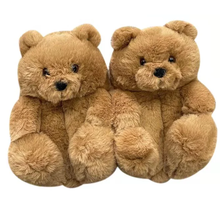 Load image into Gallery viewer, JOYE KIDS TEDDY BEAR SLIPPERS
