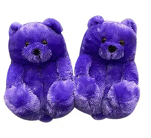 Load image into Gallery viewer, JOYE KIDS TEDDY BEAR SLIPPERS
