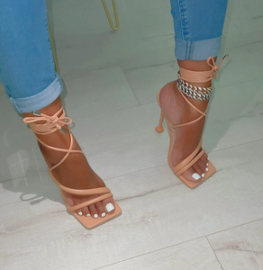 JOYE TIE-UP HEELS