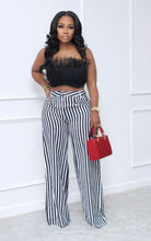 Load image into Gallery viewer, JOYE STRIPED LOOSE PANTS
