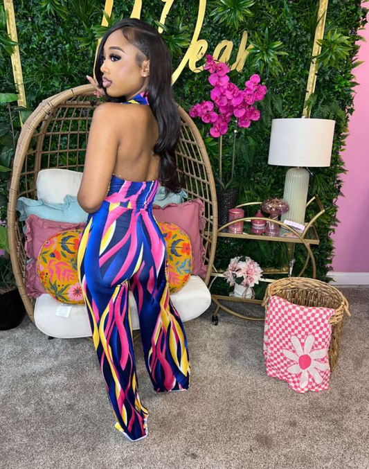 JOYE DEEP VNECK JUMPSUIT