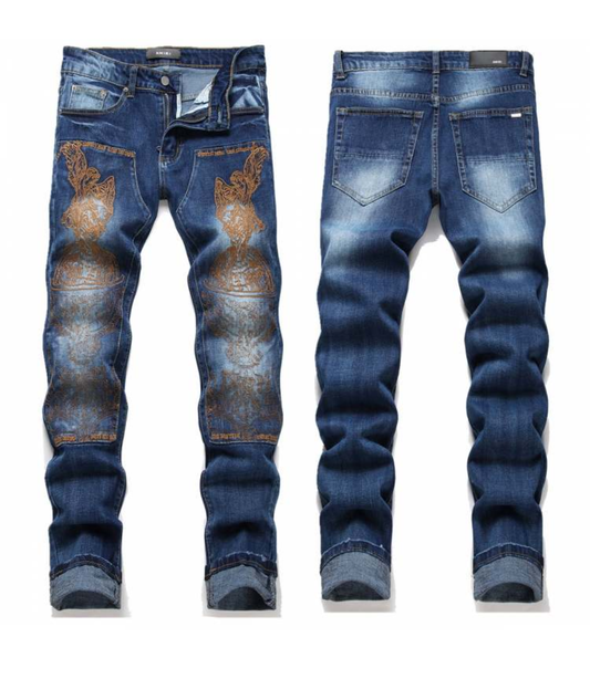 JOYE MEN EMBROIDERY JEANS