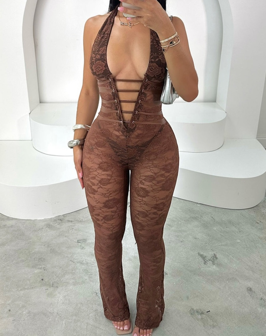 JOYE LACE JUMPSUIT