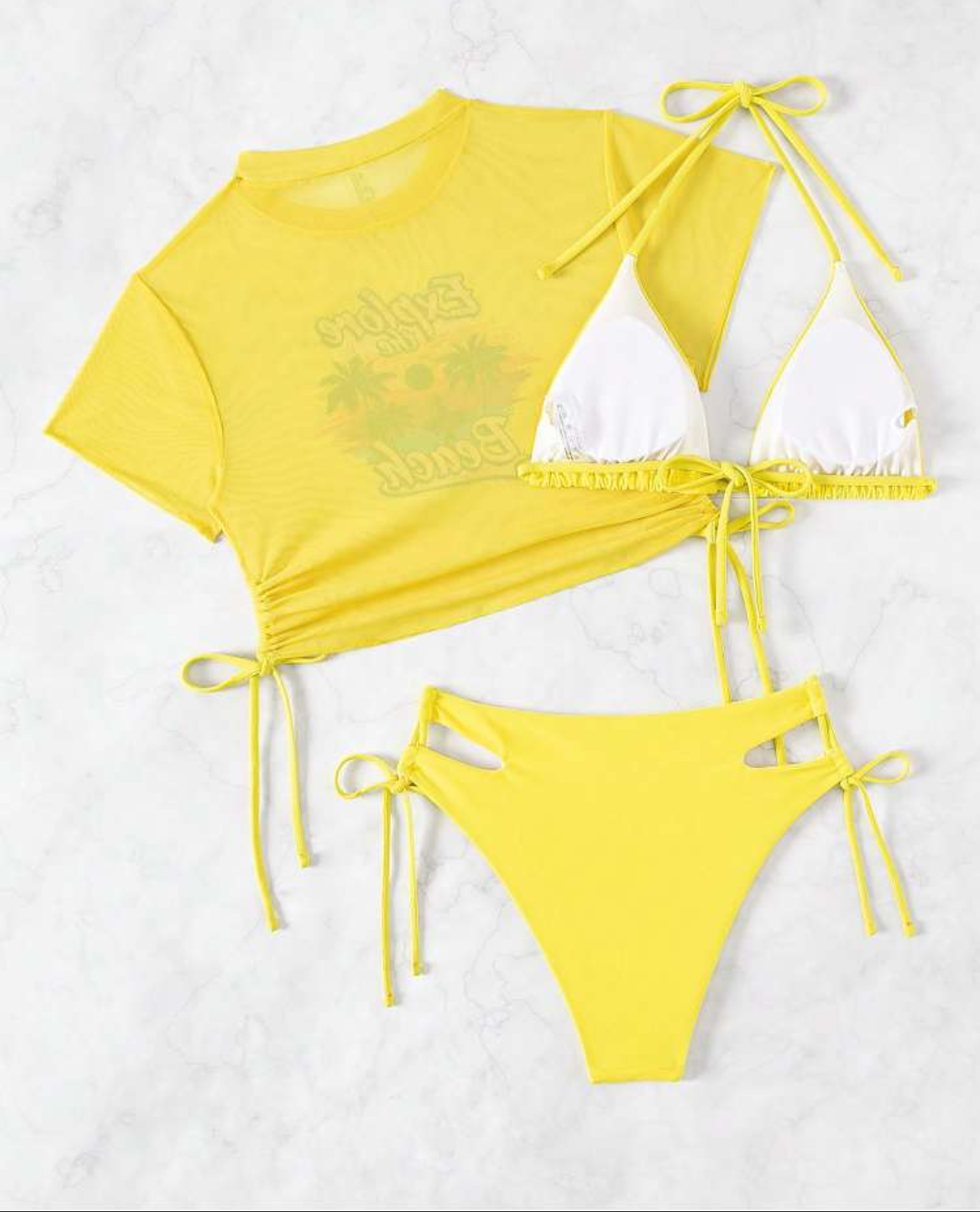 JOYE GRAPHIC 3 PIECE BIKINI SET