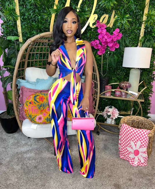 JOYE DEEP VNECK JUMPSUIT