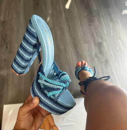 JOYE TIE UP HEELS