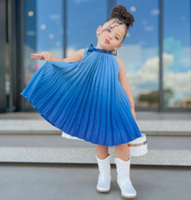 Load image into Gallery viewer, JOYE GRADIENT PLEATED DRESS
