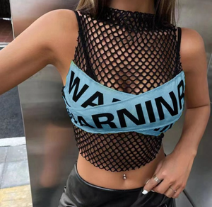 JOYE FISHNET BODYCON TANK