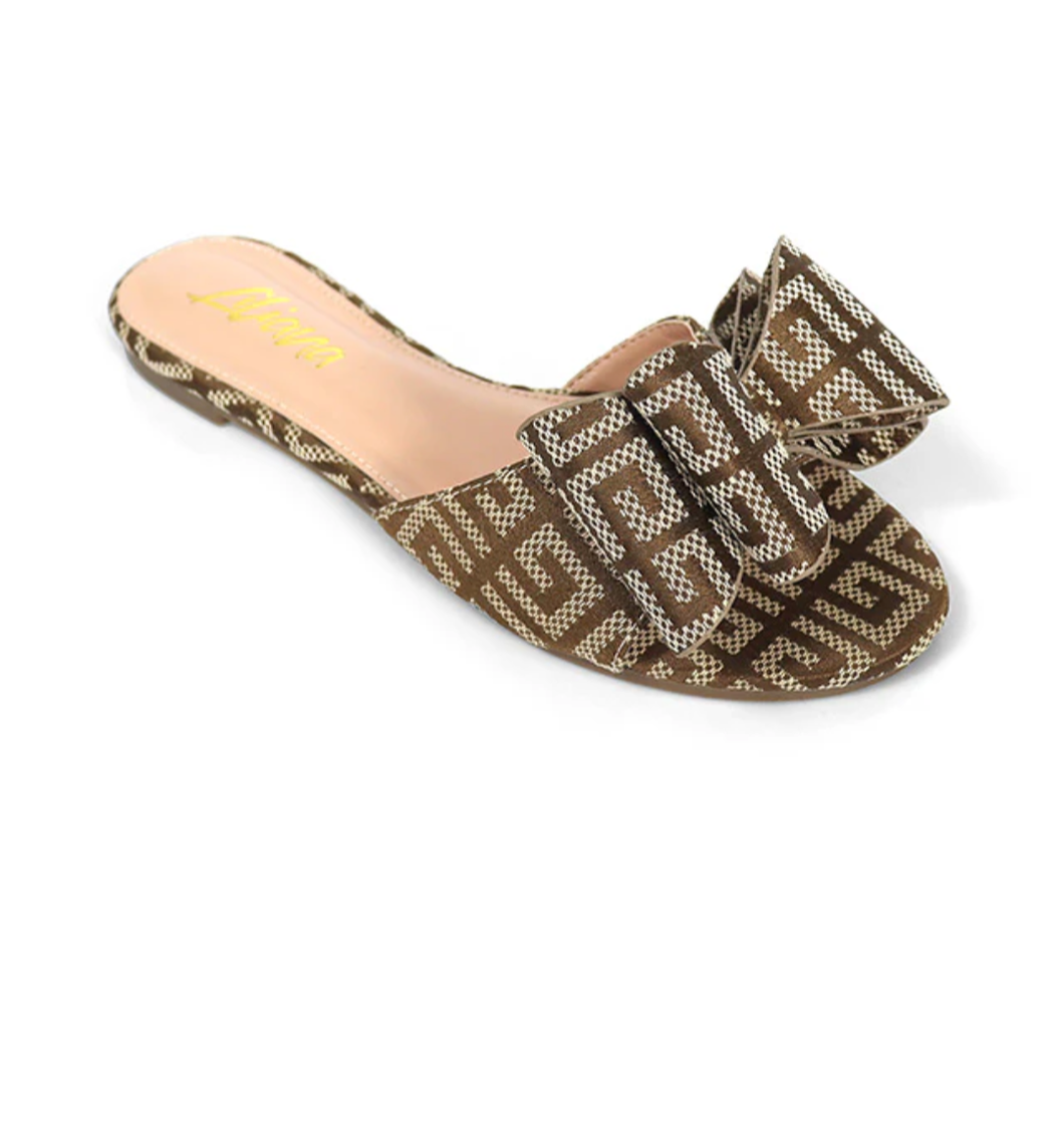 JOYE MONOGRAM SANDALS