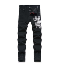 Load image into Gallery viewer, JOYE MEN LETTER JEANS
