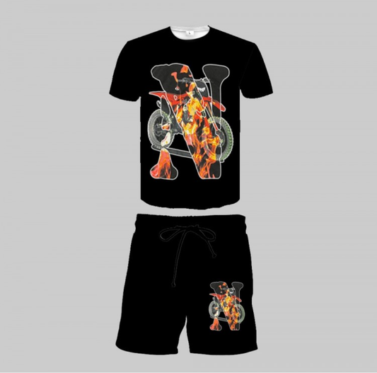 JOYE MEN CASUAL PRINT SET