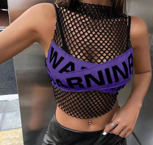 JOYE FISHNET BODYCON TANK