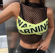 JOYE FISHNET BODYCON TANK