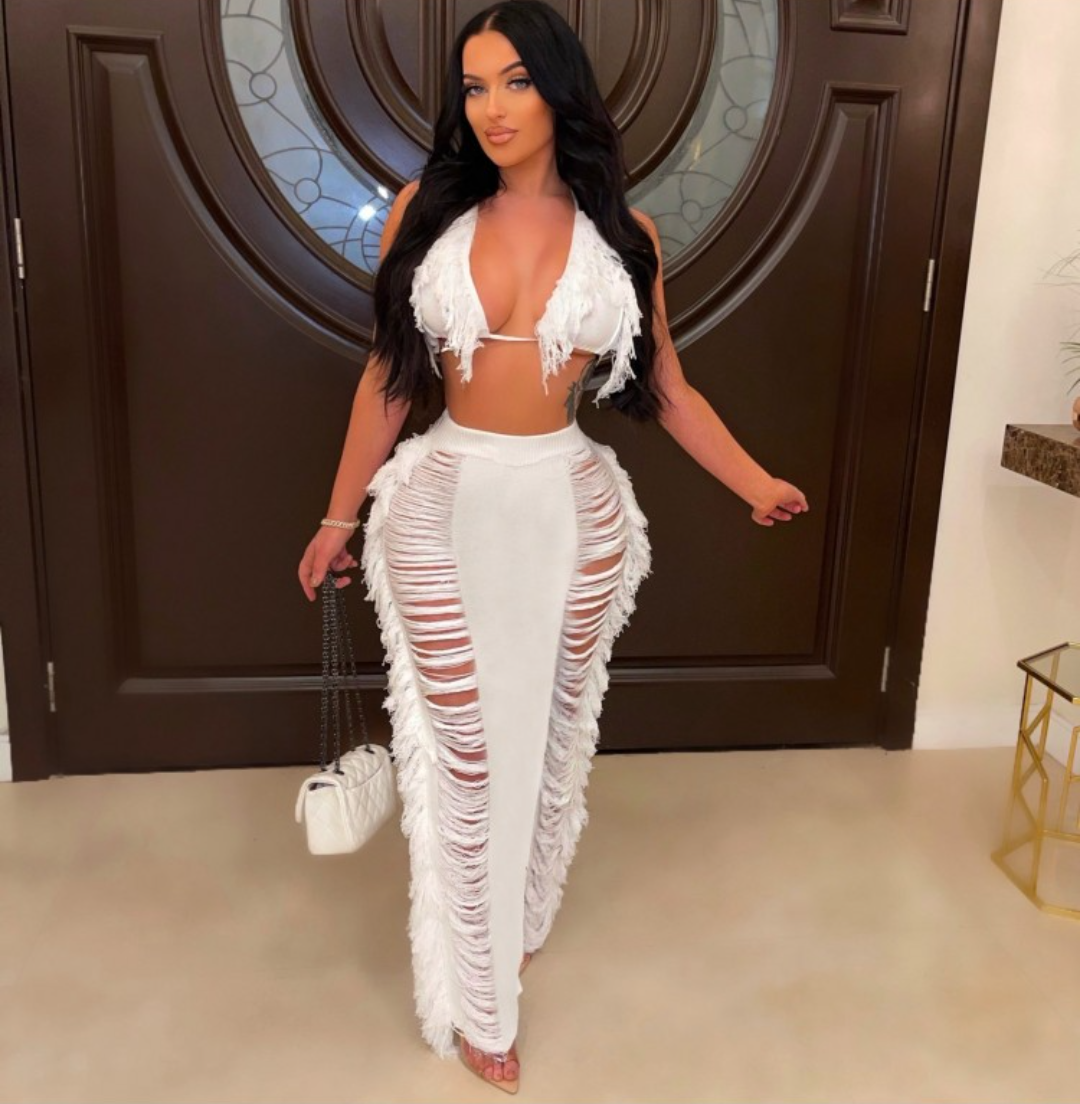 JOYE TASSEL SKIRT SET