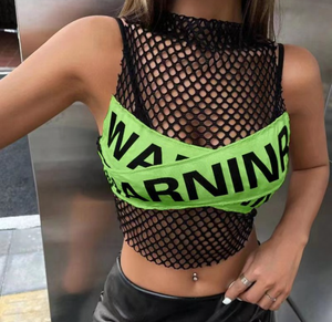 JOYE FISHNET BODYCON TANK