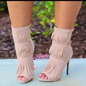 JOYE ANKLE TASSLE BOOTS