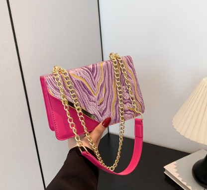 JOYE COLORBLOCK CHAIN SHOULDER BAG