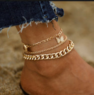 BUTTERFLY ANKLET