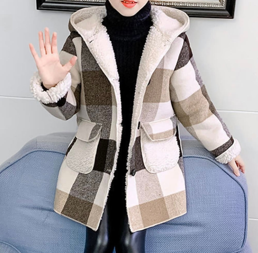 GIRLS WOOLEN COAT