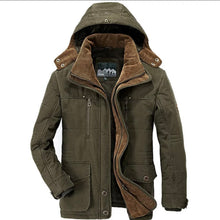 Load image into Gallery viewer, THICKEN HOODED MENS COAT
