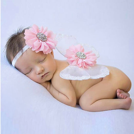 BUTTERFLY WINGS DECORATION DIAMOND HEADWEAR