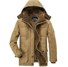 Load image into Gallery viewer, THICKEN HOODED MENS COAT
