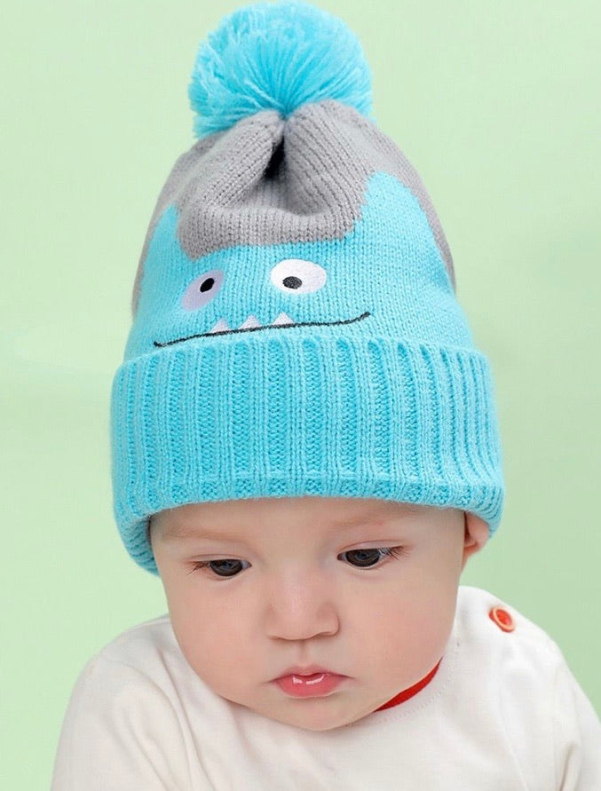 CARTOON KNIT BEANIE