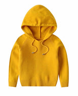 UNISEX PLAIN KNIT HOODIE