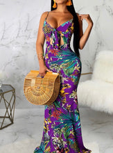 Load image into Gallery viewer, BANDEAU SLEEVELESS TIE DYE PRINT DRESS
