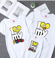 CARTOON DESIGN TSHIRTS FOR WHOLE FAMILY