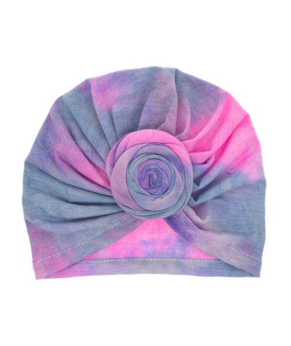 TODDLER TYE DYE TURBAN HAT