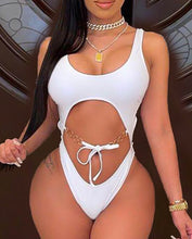 Load image into Gallery viewer, THICK STRAP ONE PIECE SWIMSUIT
