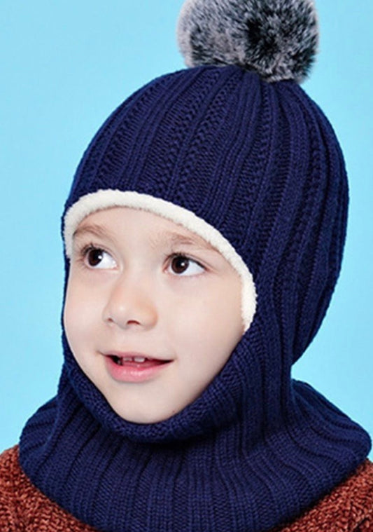 KID POM POM KNIT BEANIE