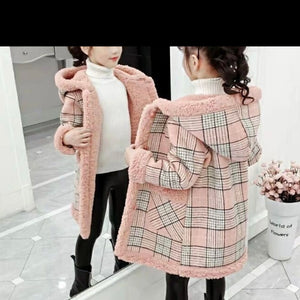 GIRLS WOOLEN LONG SLEEVE COAT