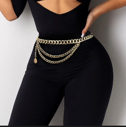 CASUAL GOLD WAIST CHAIN