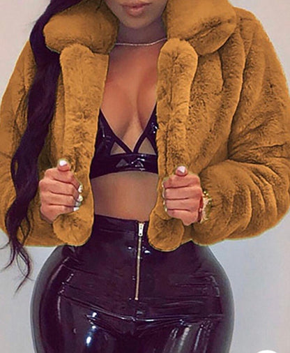 FAUX FUR COAT