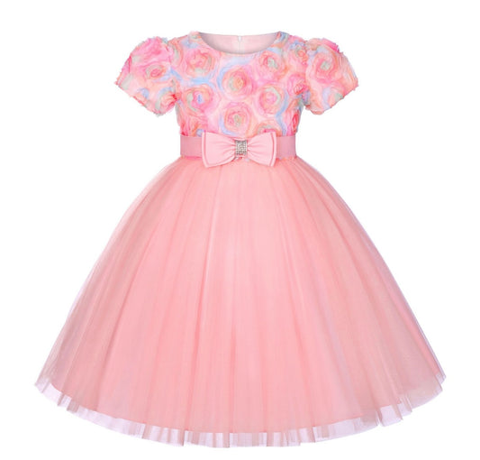 GIRL BOW PARTY DRESS