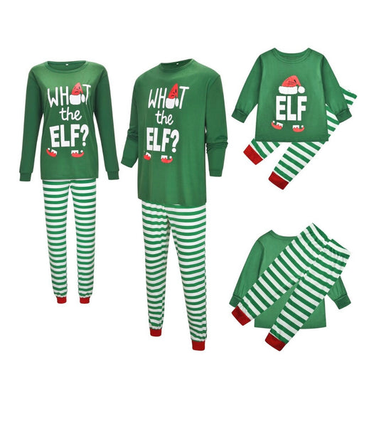 WHO THE ELF FAMILY PAJAMA SET