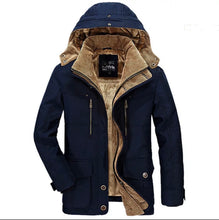 Load image into Gallery viewer, THICKEN HOODED MENS COAT
