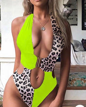 Load image into Gallery viewer, CUT OUT BACKLESS ONE PIECE SWIMSUIT
