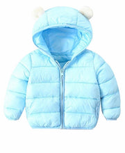 Load image into Gallery viewer, SOLID COLOR ZIPPER HOODED COAT
