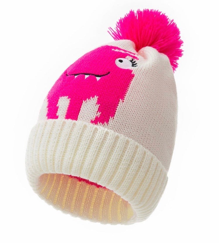 CARTOON KNIT BEANIE