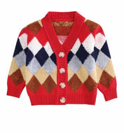 AUTUMN TODDLER CROCHET CARDIGAN SWEATER