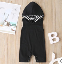 Load image into Gallery viewer, SOLID HOODED BODYSUIT FOR BABYBOY
