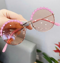 Load image into Gallery viewer, FASHION KID FLOWER DRESS SUNGLASSES
