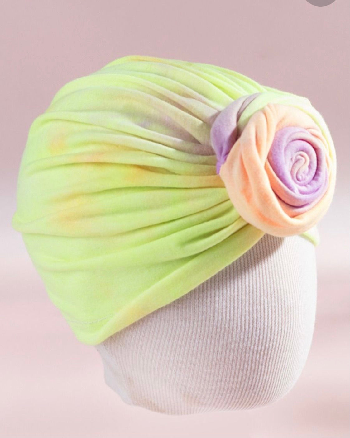 TODDLER TYE DYE TURBAN HAT