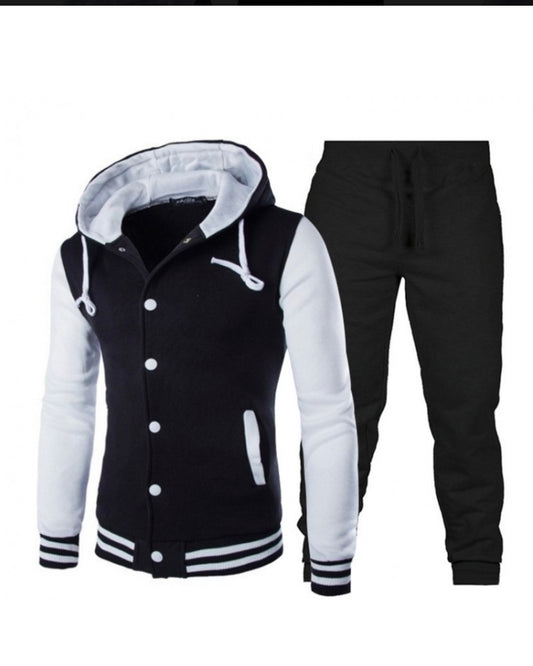 MEN HOODED BASEBALL SUITS